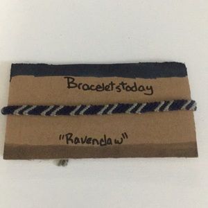 A handmade Harry Potter Ravenclaw bracelet.